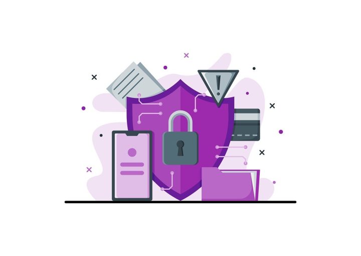 Free internet security digital vector