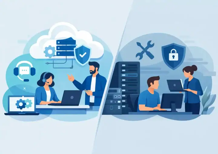 Managed Support Versus Internal IT