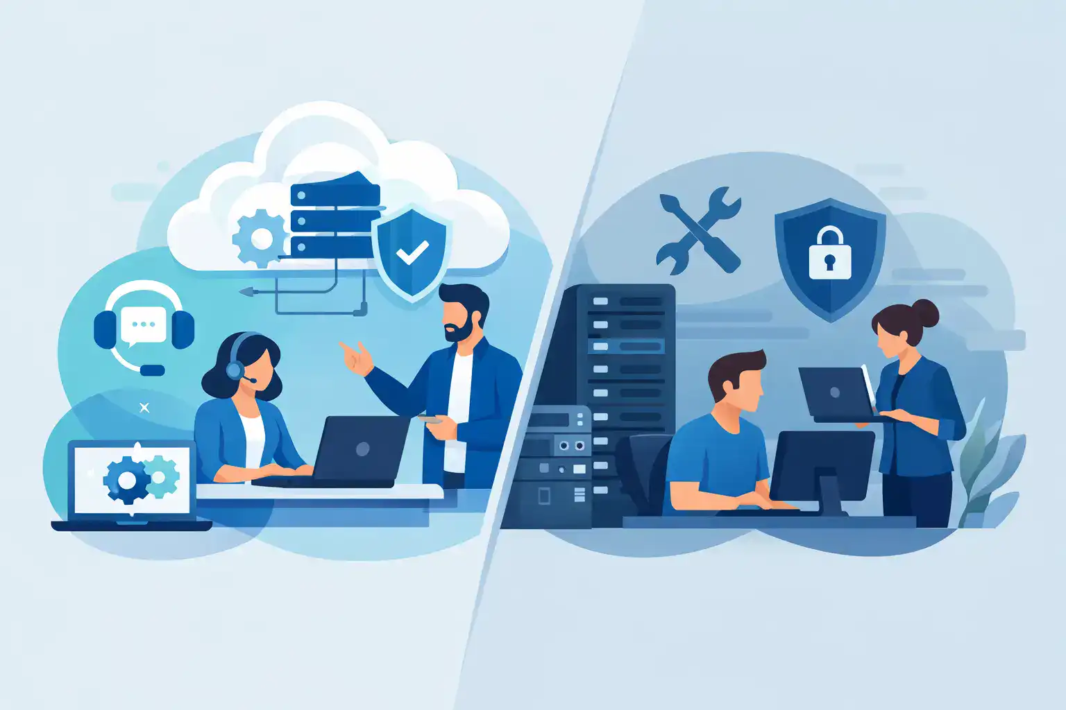 Managed Support Versus Internal IT