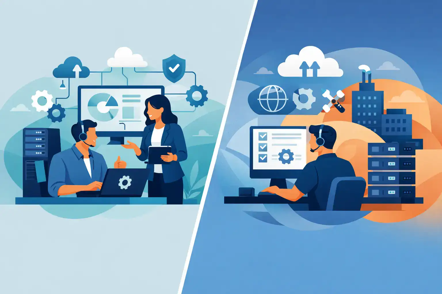 Co-Managed IT vs Outsourced IT
